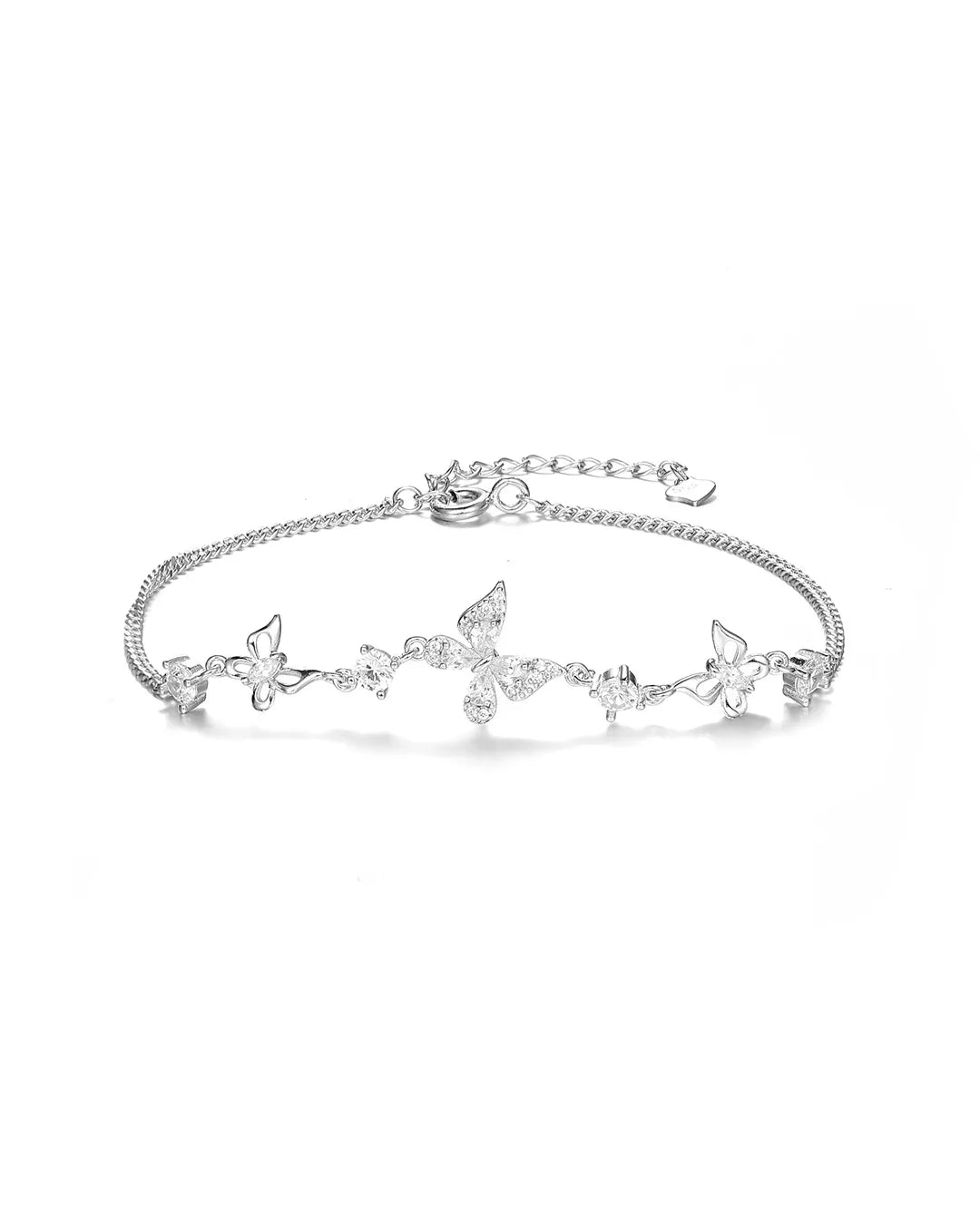 Sterling Silver Butterfly Bracelet