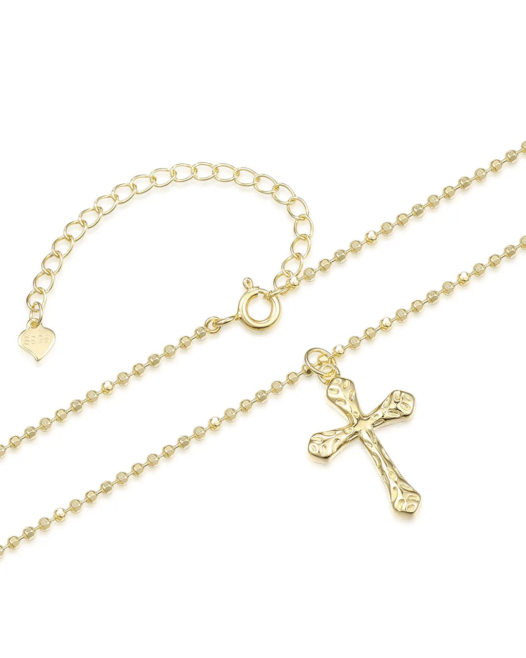 Gold Cross Pendant Necklace