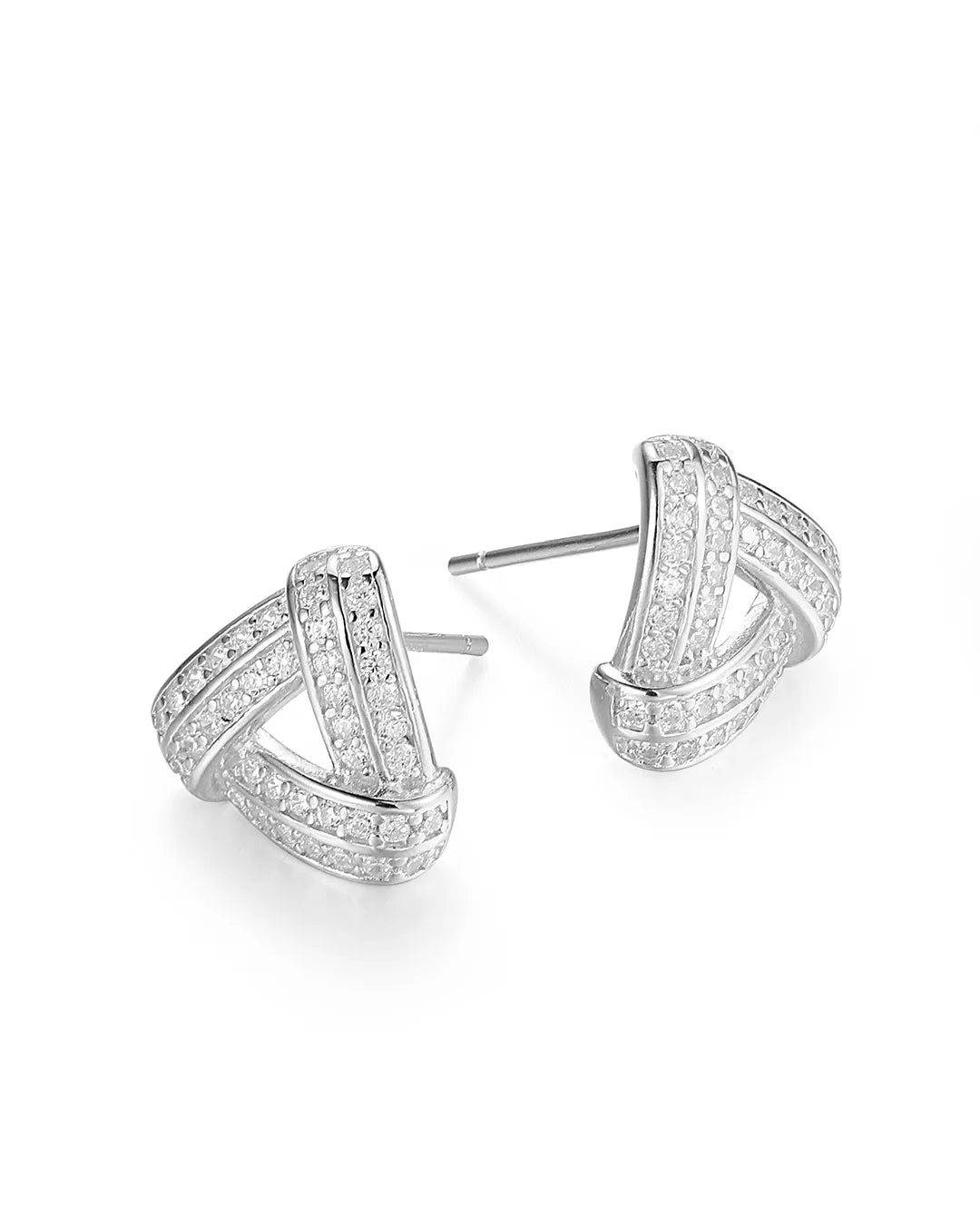 Crystal Knot Earrings