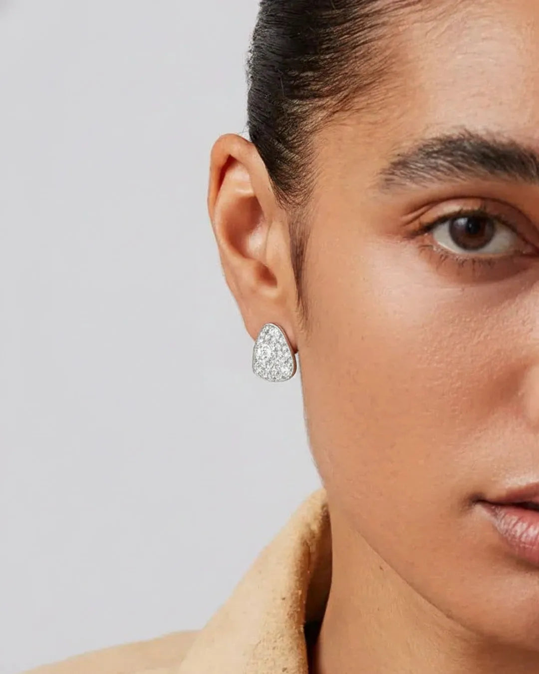 Romantic Diamond Heart Earrings Crafted for Maximum Brilliance
