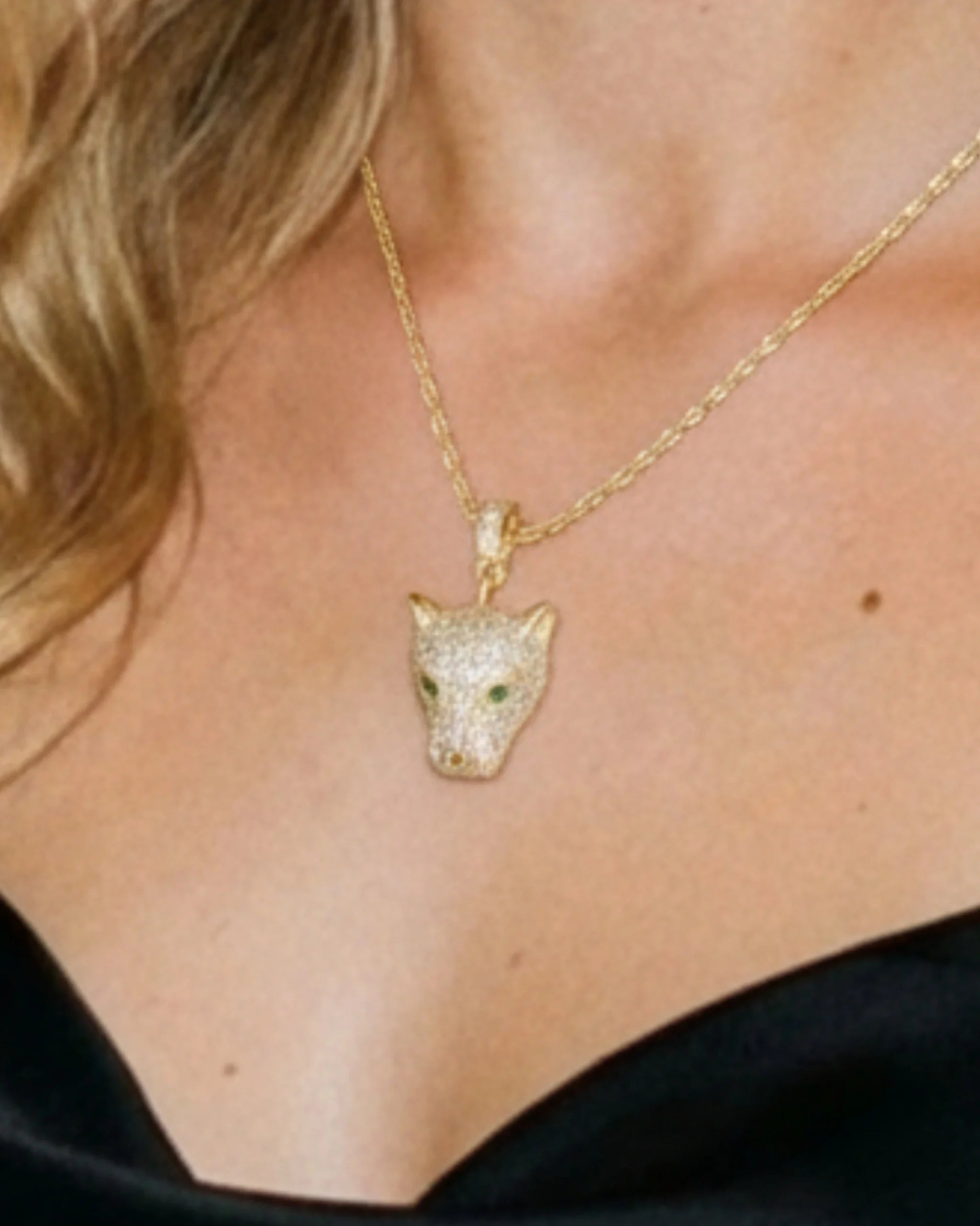 Fierce Leopard Necklace Featuring a Highly Detailed Animal Motif