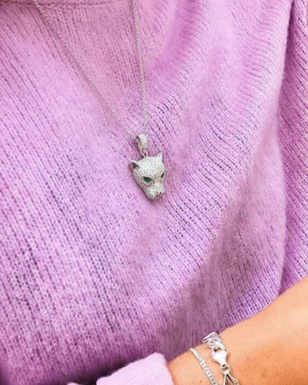 Handcrafted Panther Necklace for a Bold and Unique Fashion Look