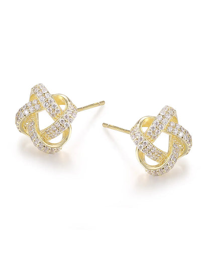 Infinity Gold Earrings