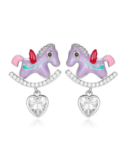 Magical Unicorn Stud Earrings Crafted for a Playful and Fun Style