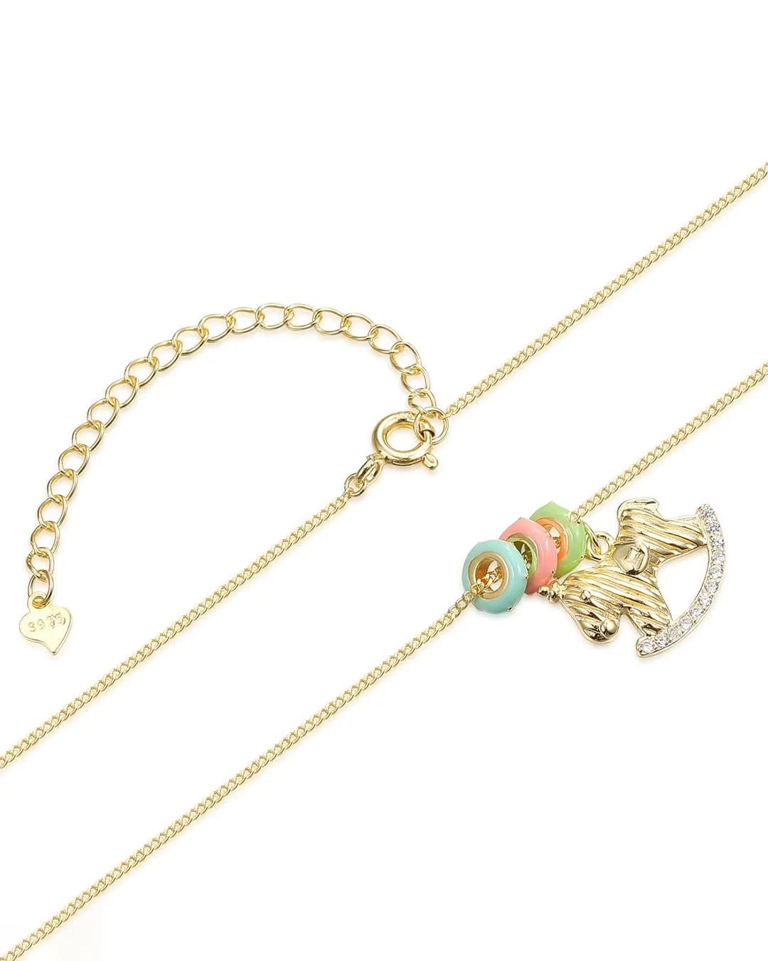 Gold Horse Pendant for Equestrian Jewelry Enthusiasts