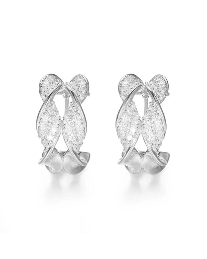 Silver Angel Wing Earrings