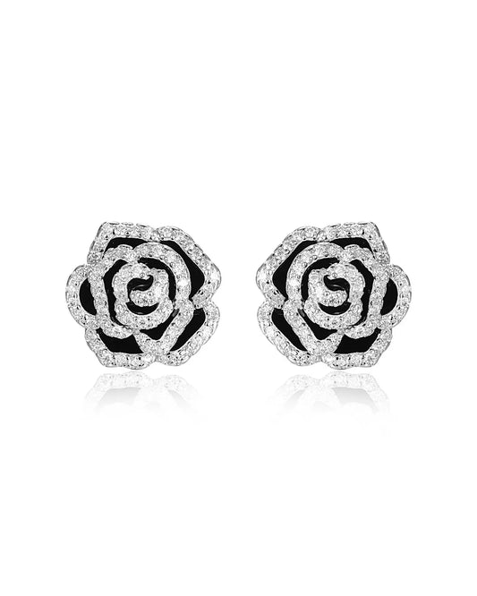 Vintage Inspired Black Stone Earrings for a Dramatic Fashion Look