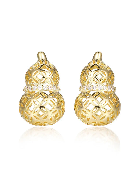 Brilliant Cluster Earrings Designed for a Luxurious Formal Style