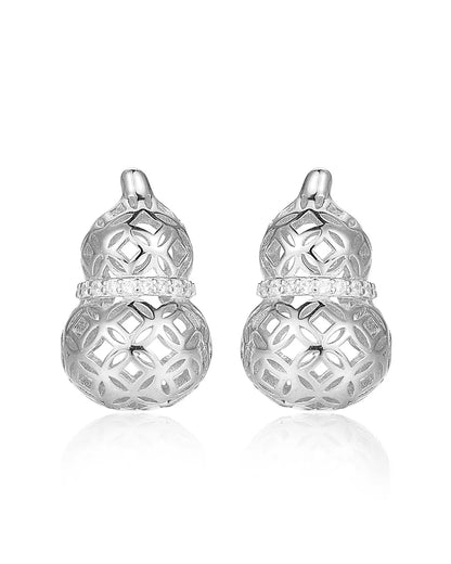 Silver Sparkling Earrings