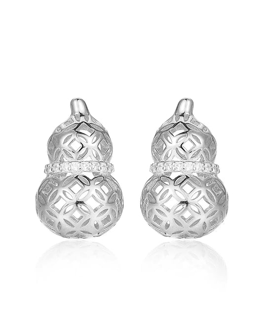 Silver Sparkling Earrings