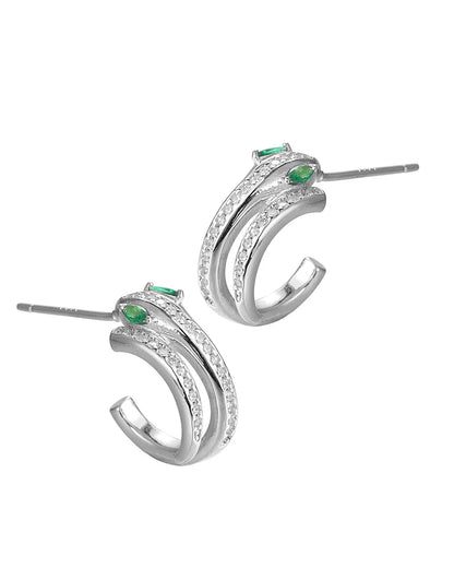 Sterling Silver Hoop Earrings