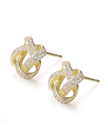 Infinity Gold Earrings