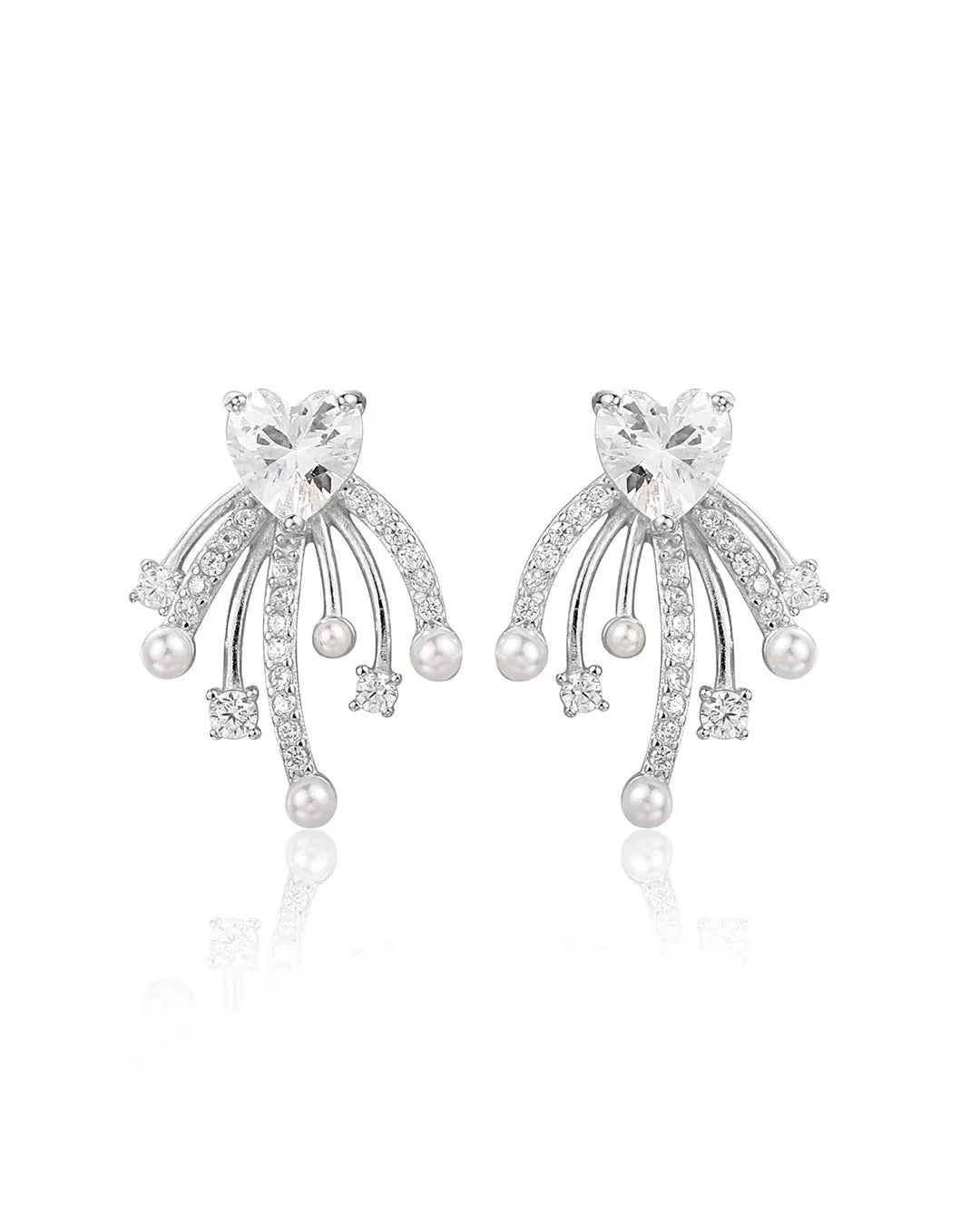 Handcrafted Black Stud Earrings Featuring a Detailed Rose Design