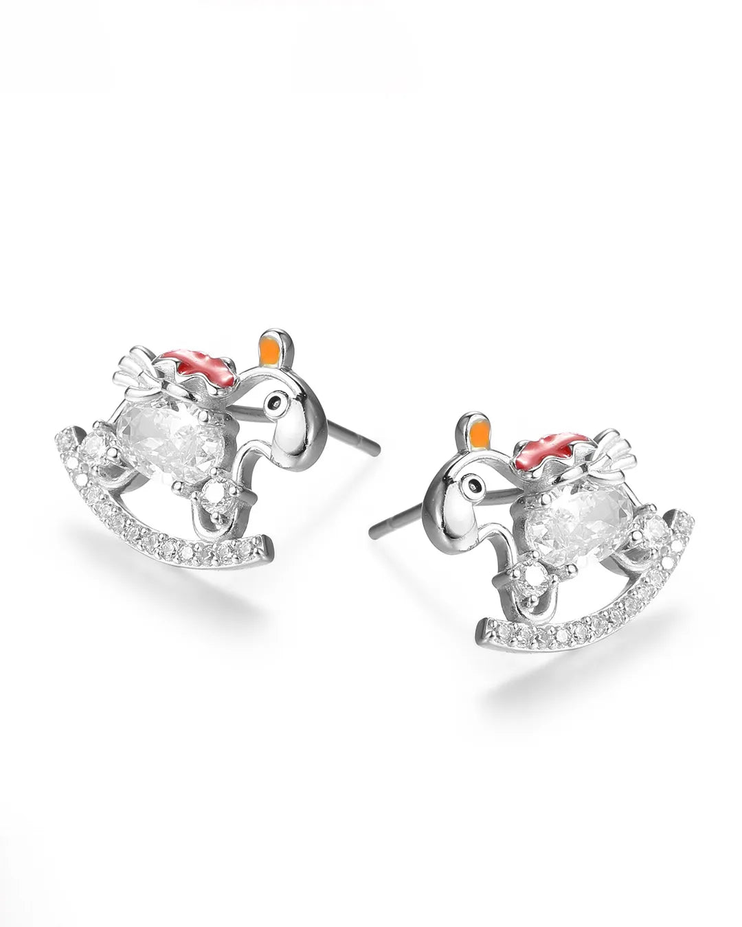 Rocking Horse Silver Earrings