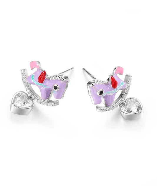 Magical Unicorn Stud Earrings Crafted for a Playful and Fun Style