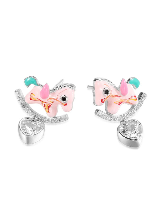 Gorgeous Pink Stud Earrings for a Soft and Feminine Fashion Style