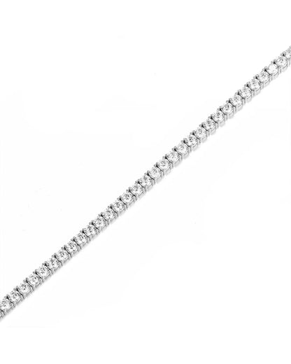 Diamond bracelet on a white background