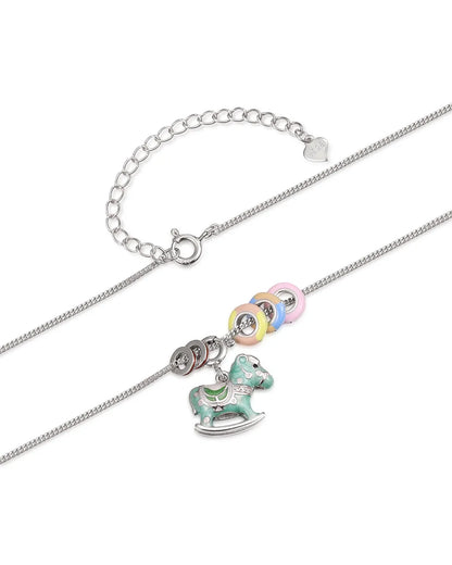 Charming Horse Necklace With a Unique Rocking Horse Design