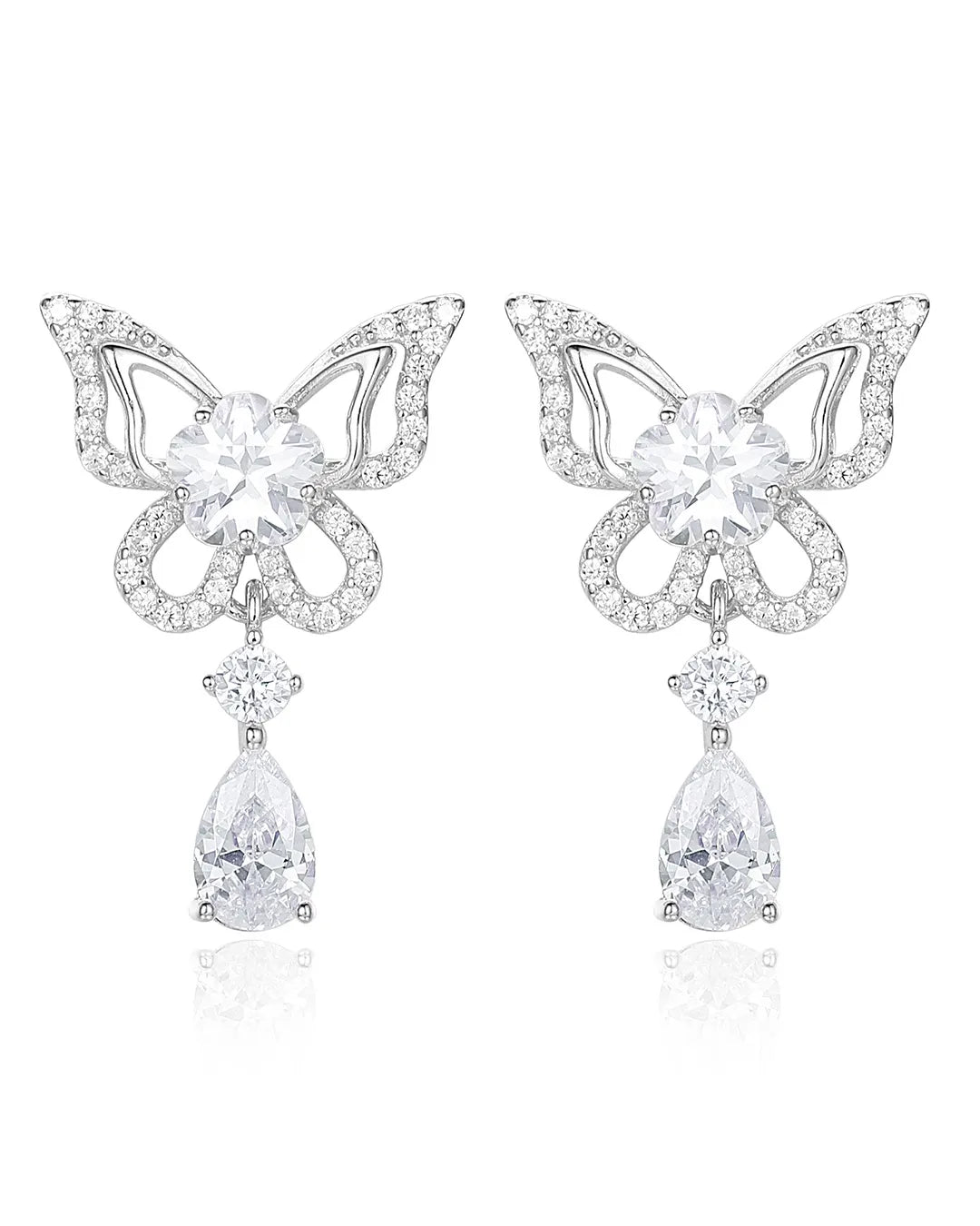 Butterfly Crystal Earrings