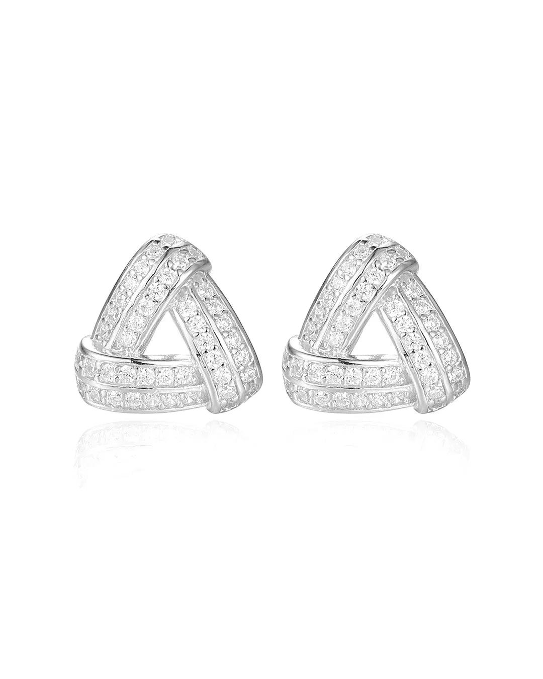 Crystal Knot Earrings