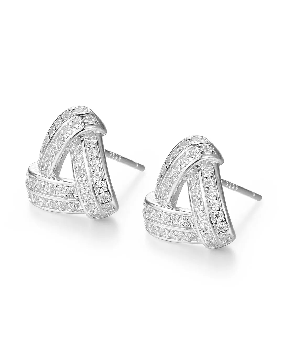 Crystal Knot Earrings