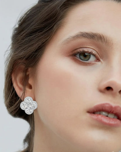 Luxury Square Crystal Earrings