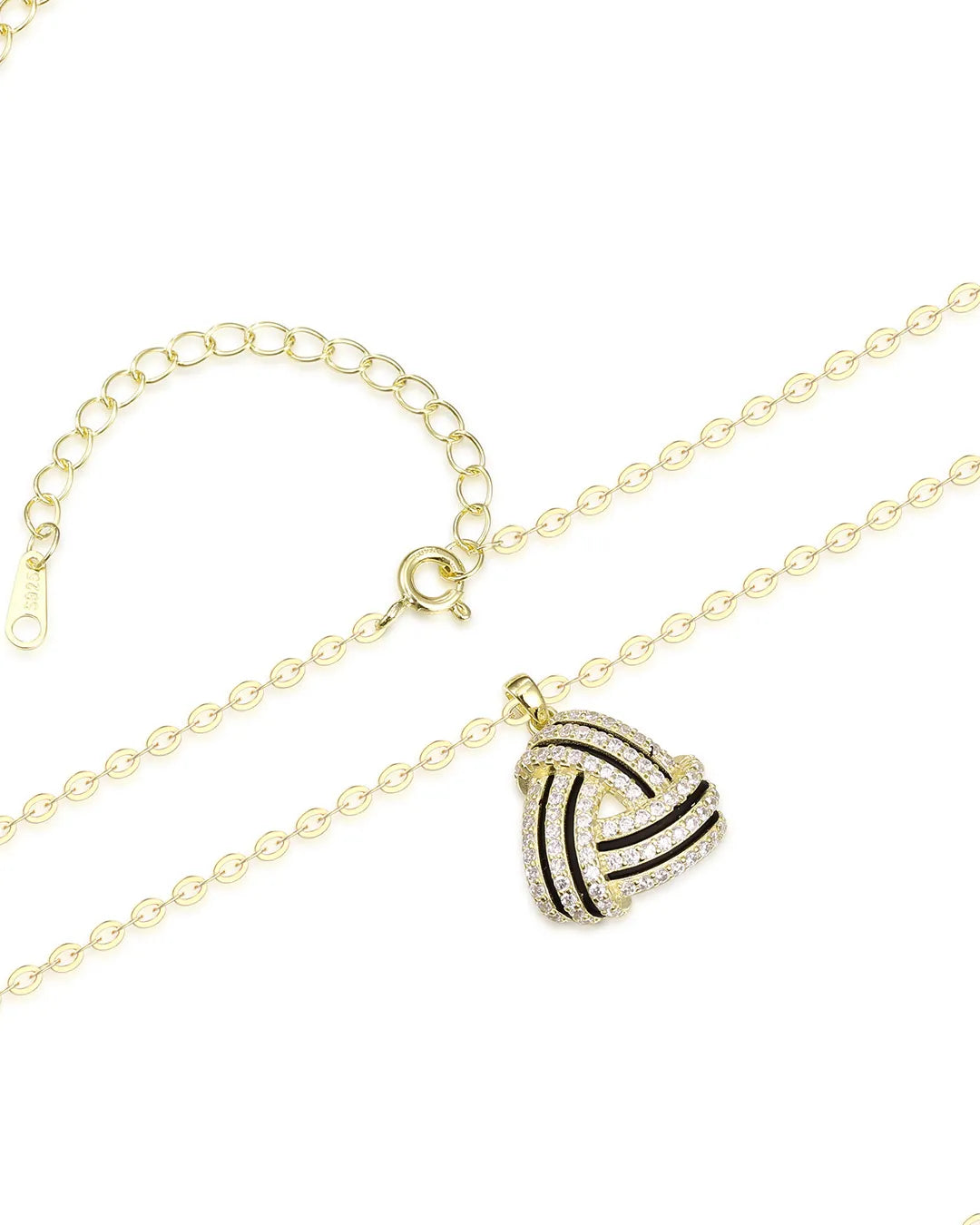 Serene Gold Wave Necklace Inspired by the Motion of the Ocean