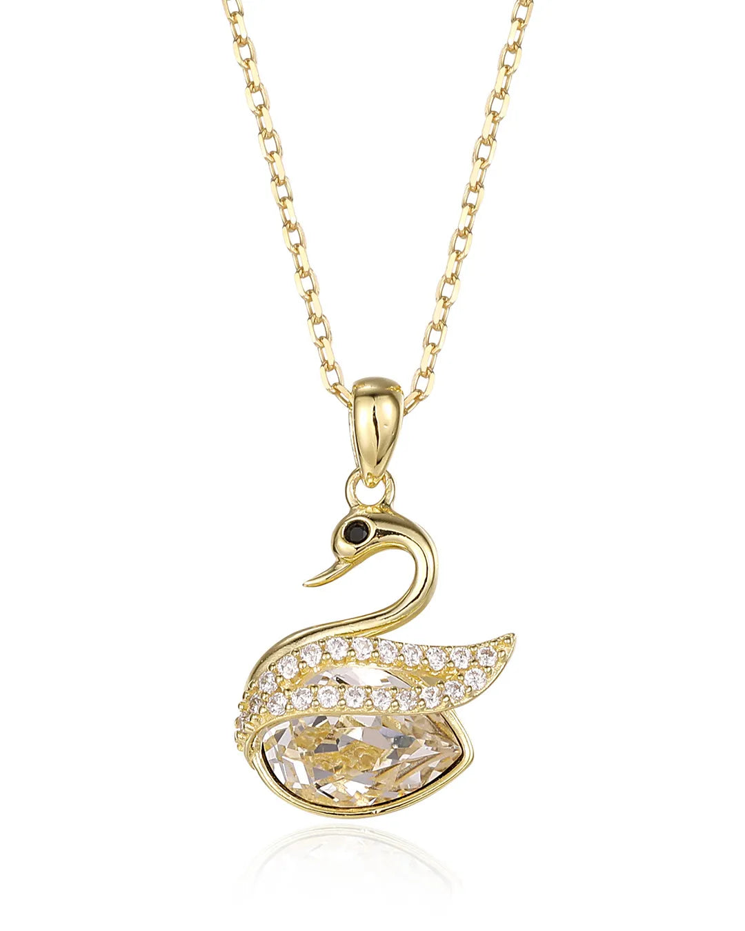 Elegant Swan Necklace Inspired by the Graceful Motion of Nature