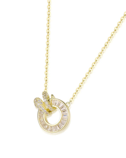 Bold And Fierce Gold Snake Pendant for a High-Fashion Statement