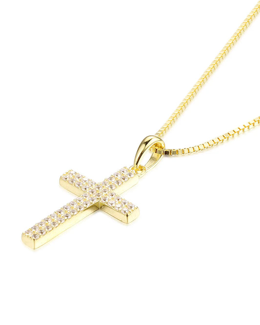 Gold Cross Necklace Designed for Daily Faith and Grace