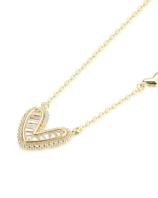 Radiant Gold Heart Necklace to Celebrate Love and Friendship