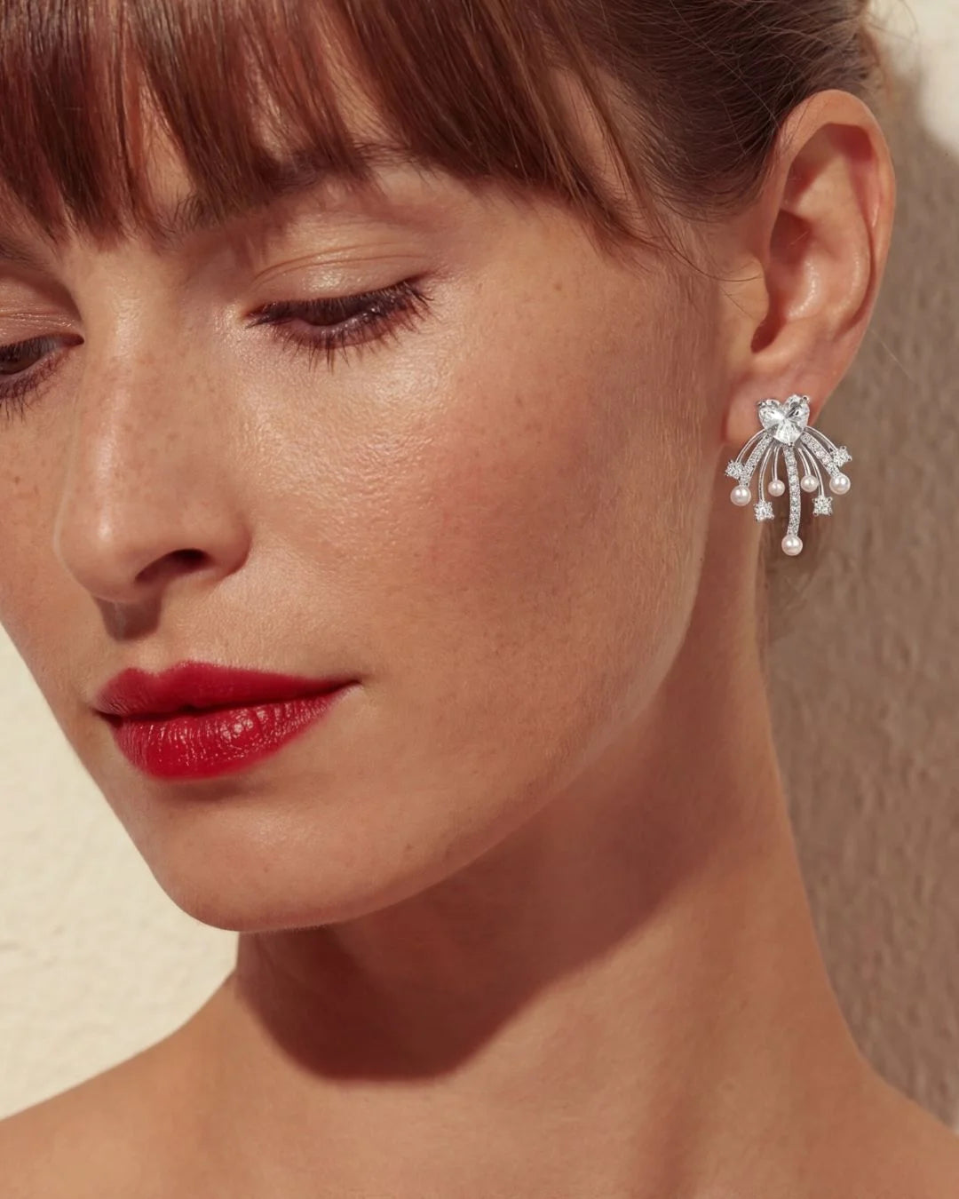 Handcrafted Black Stud Earrings Featuring a Detailed Rose Design