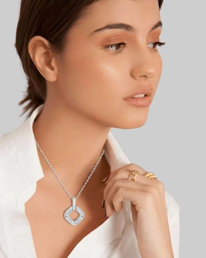 Luxurious Diamond Necklace Crafted for Timeless Elegance and Style