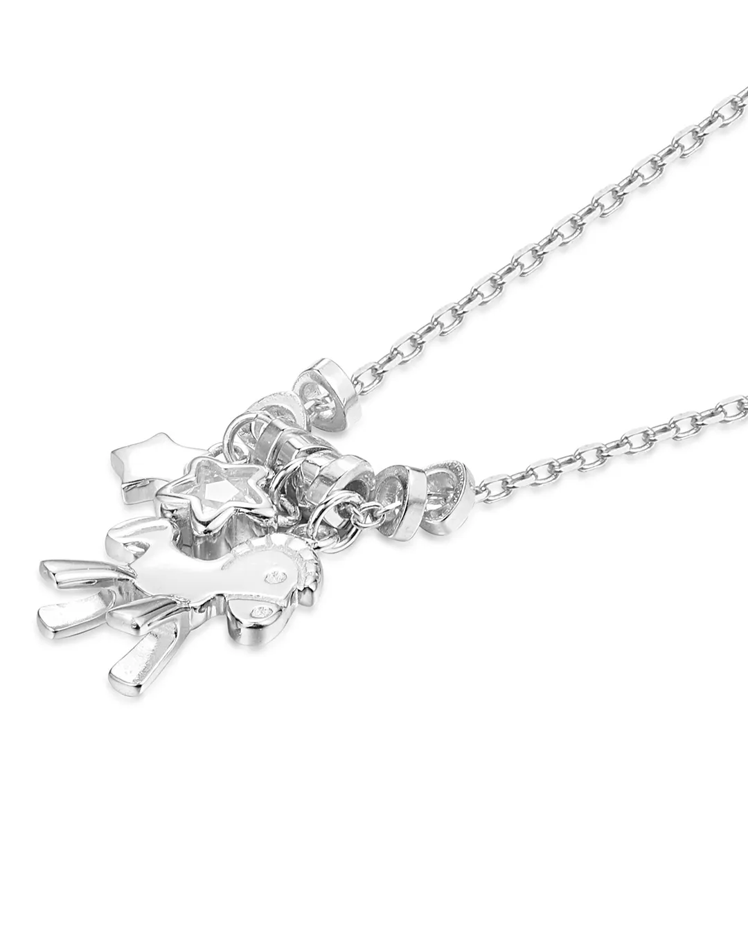Silver Unicorn Charm Necklace - Image 2