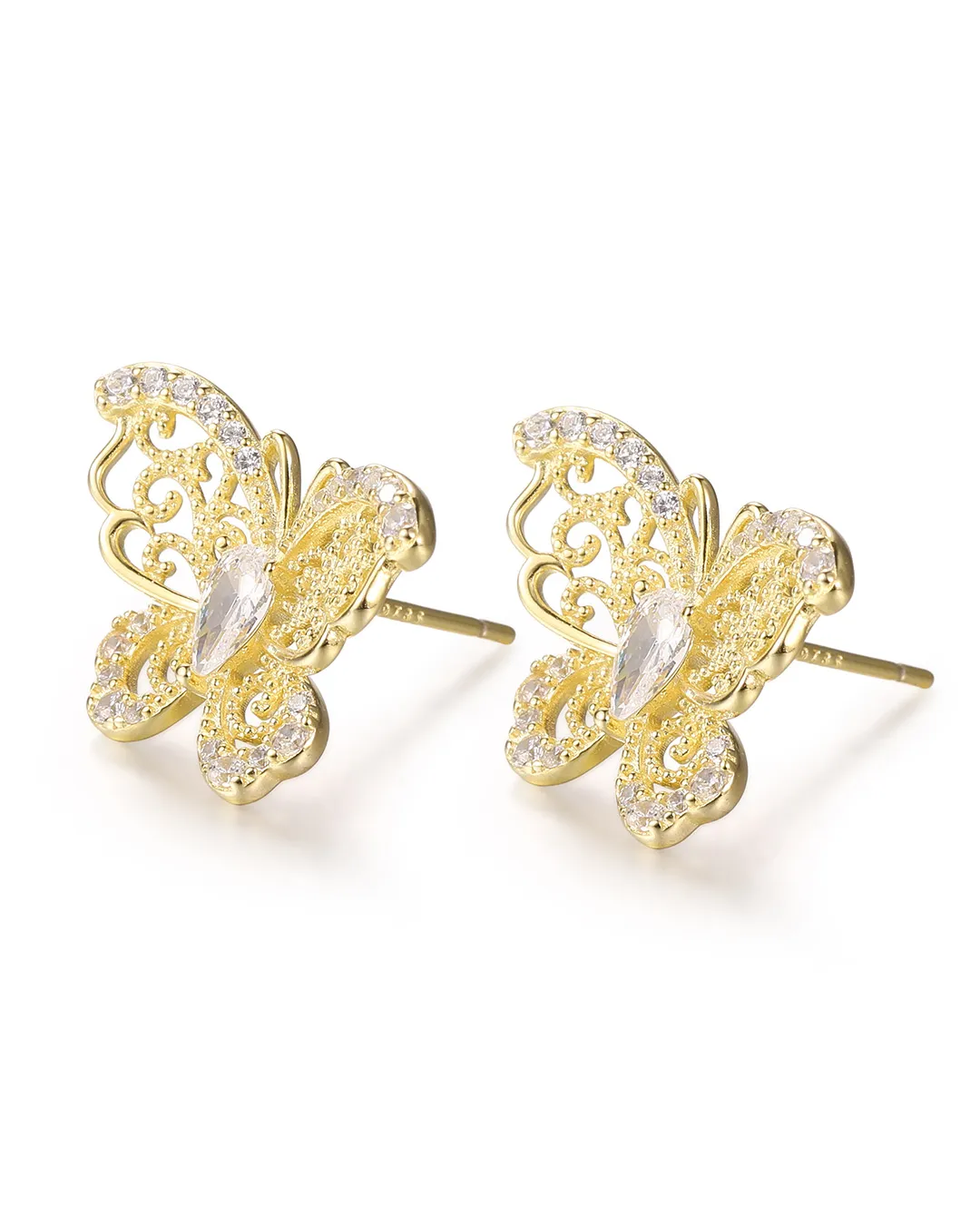 Luxury Butterfly Dangle Eaarings - Image 3