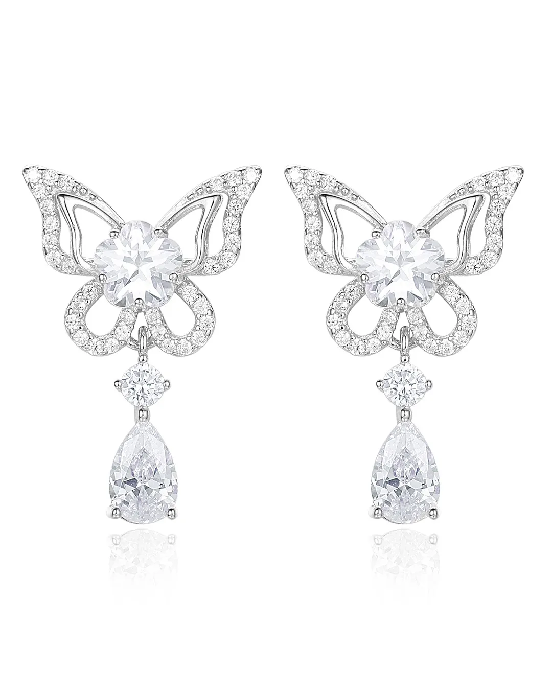 Butterfly Crystal Earrings