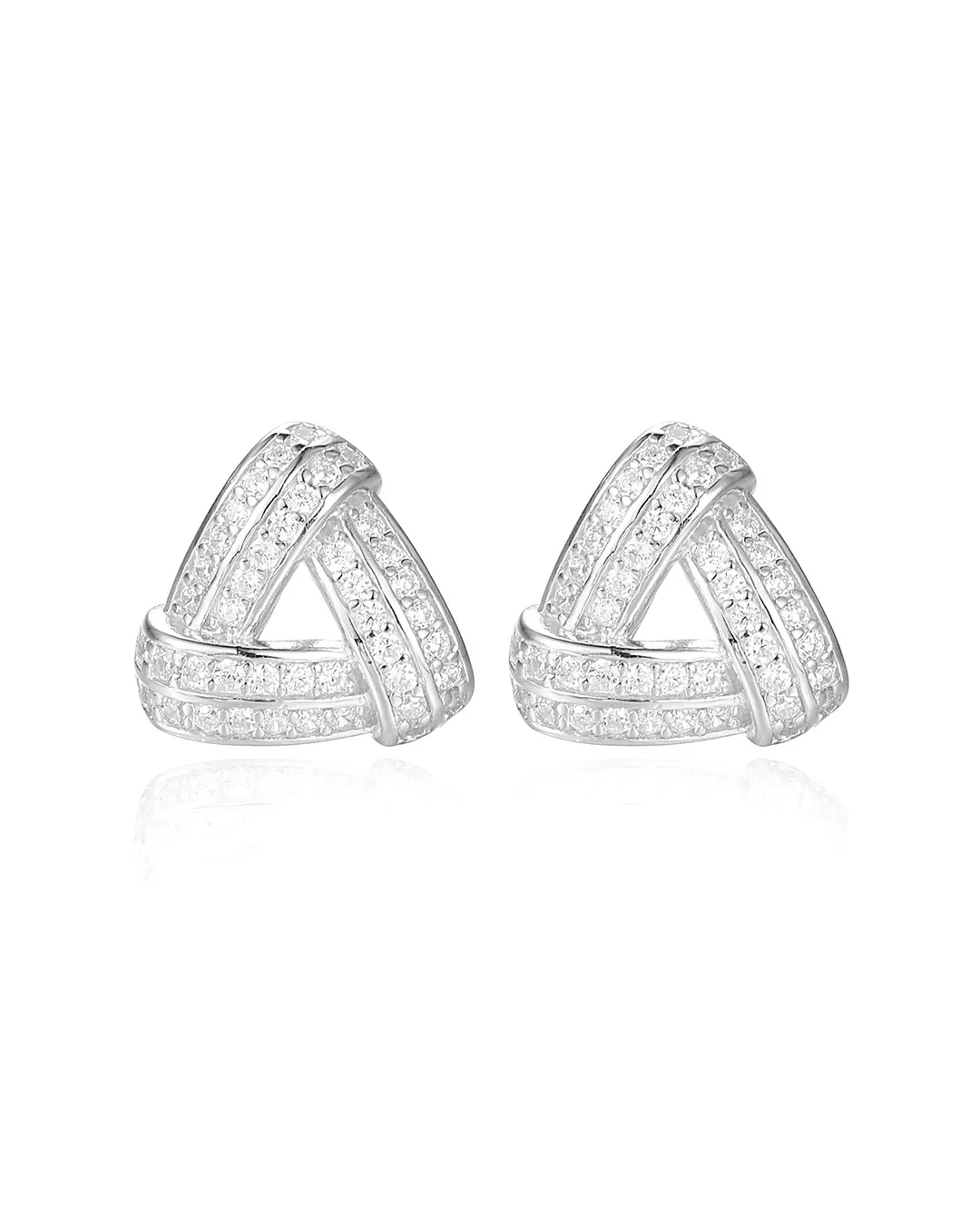 Crystal Knot Earrings