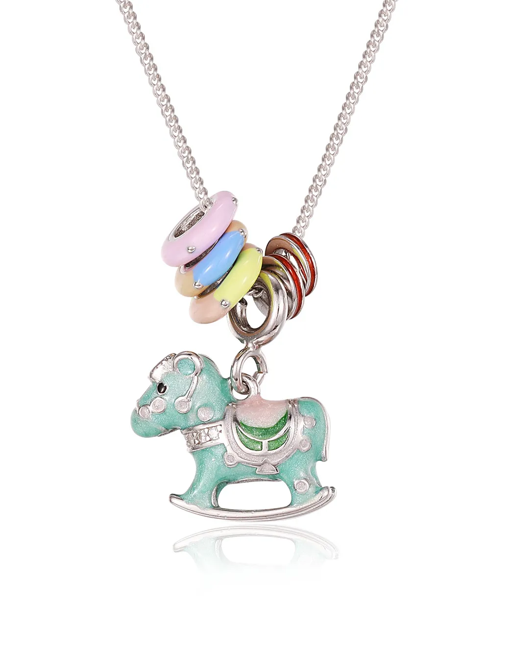 Charming Horse Necklace With a Unique Rocking Horse Design