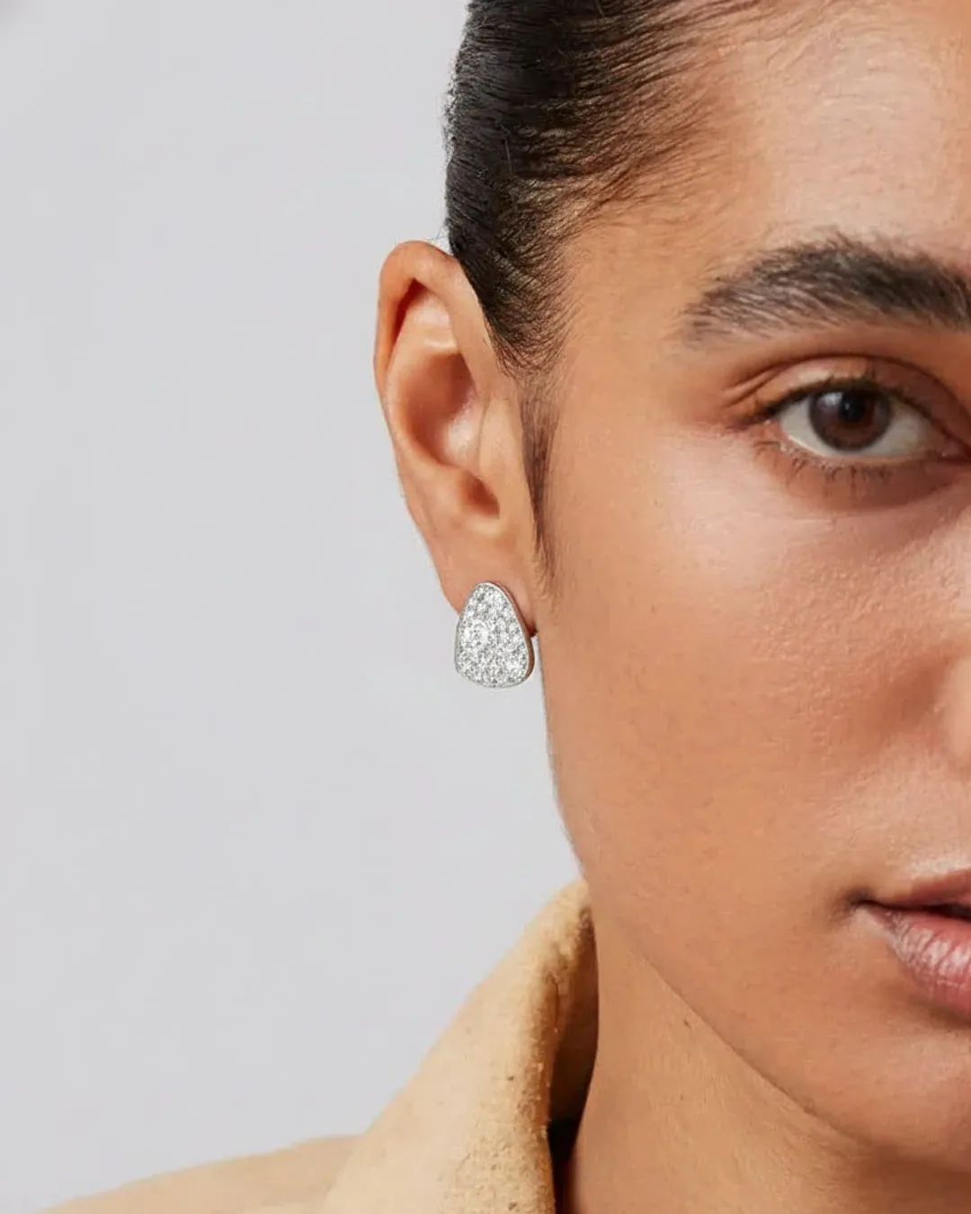 Luxury Diamond Heart Earrings