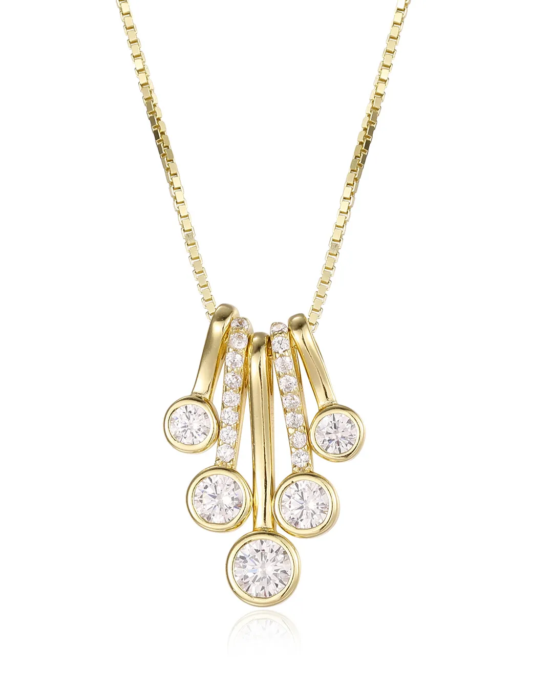 Solitaire Gold Diamond Necklace